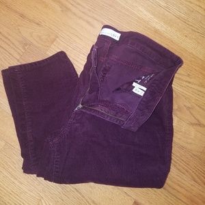 LOFT Cords sz 31/12 Curvy Skinny Tall